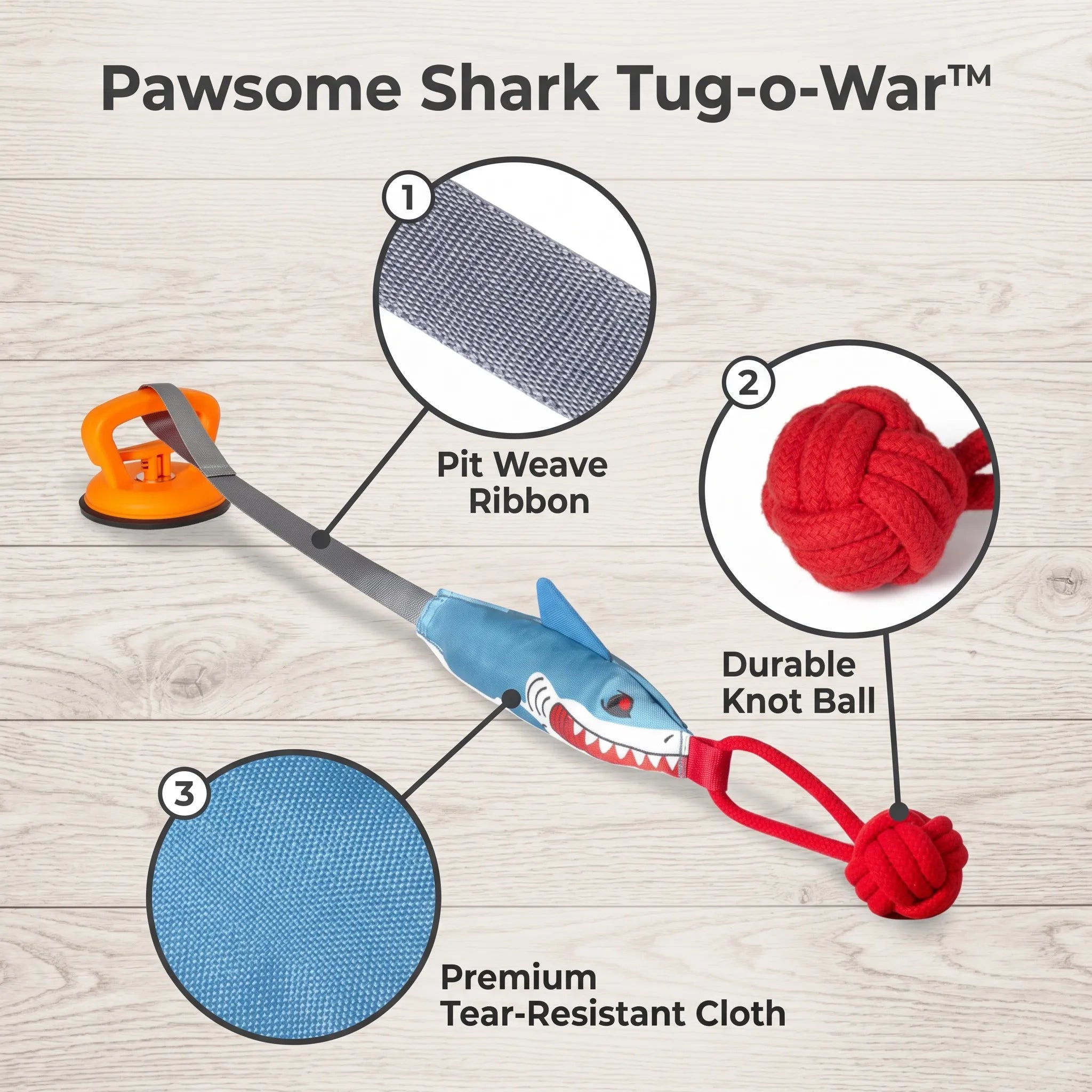 Material Breakdown - Pit Weave Ribbon & Durable Cloth